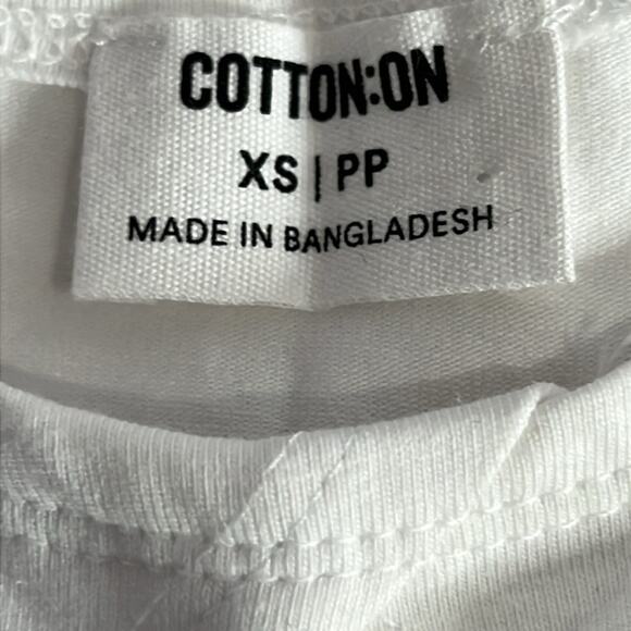 NWT Cotton: On white tank top Laura Keyhole size XS - Picture 3 of 4